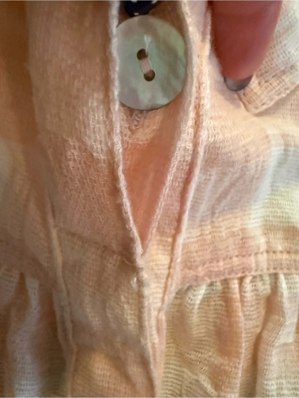 Free People Hey There pink button up collar tank